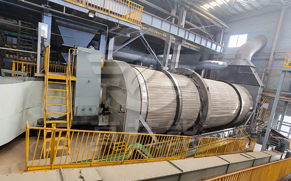 藥渣烘干機現場運行 藥渣烘干機現場運行