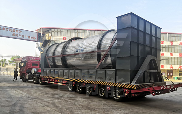 浸出渣烘干設備運輸發貨